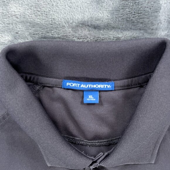 Port Authority Gray Polo Shirt Men XL Family Dollar Store Employee Work Team - Picture 4 of 12